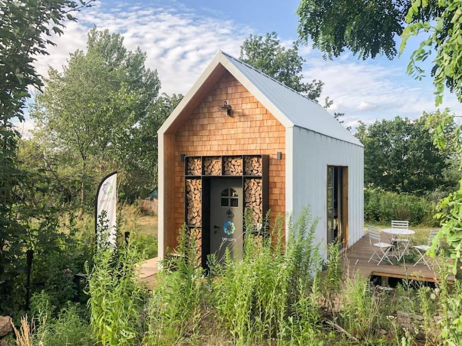 Willa Tiny Haus Auf Idyllischem Grundstueck Im Rittergut Klipphausen Zewnętrze zdjęcie