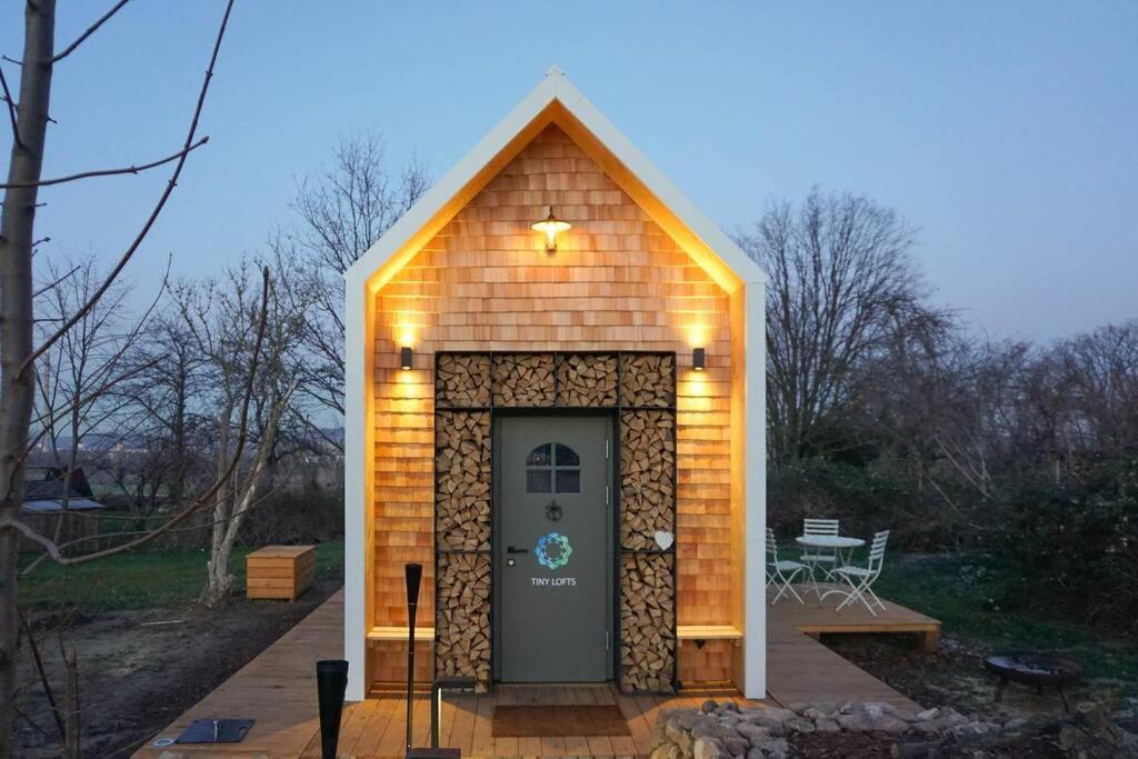 Willa Tiny Haus Auf Idyllischem Grundstueck Im Rittergut Klipphausen Zewnętrze zdjęcie