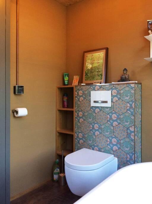 Willa Tiny Haus Auf Idyllischem Grundstueck Im Rittergut Klipphausen Zewnętrze zdjęcie